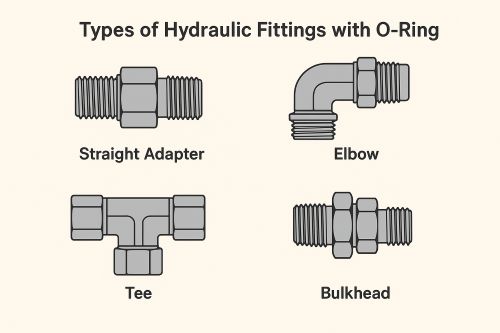Types_of_Hydraulic_Fittings_with_O_Ring