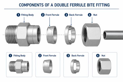Components_of_a_Double_Ferrule_Bite_Fitting