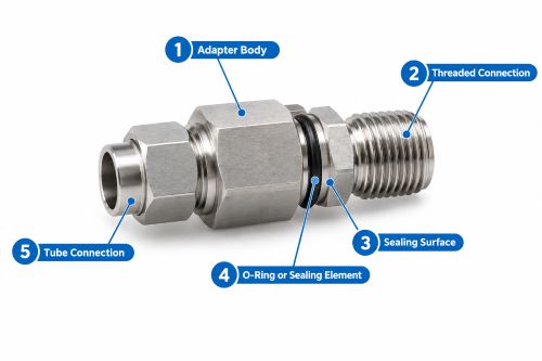 Components_of_a_Drain_Tube_Adapter