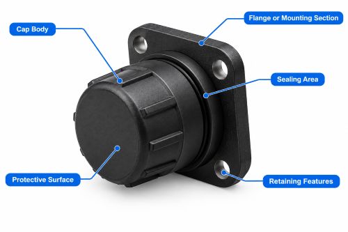 Components_of_a_Hydraulic_Flange_Hose_Cap