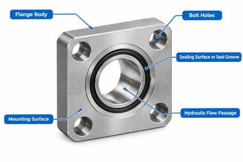 Components_of_a_Square_Hydraulic_Flange